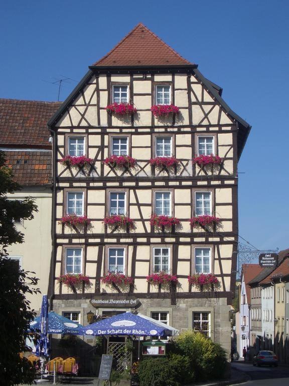 Akzent Bayerischer Hof Münnerstadt Buitenkant foto